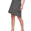 Women'S 1.STATE | Printed Ruched Faux-Wrap Skirt Rose Linen