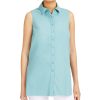 Women'S Alfani | Sleeveless Knit Button-Front Tunic Precious Jade