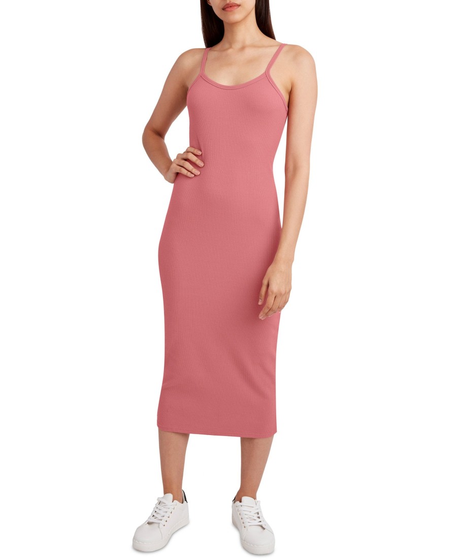 Women'S BCBGeneration | Knit Tie Back Tank Dress Mauve