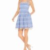 Women'S Vince Camuto | Sleeveless Eyelet Fit & Flare Dress Light Denim