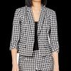 Women'S INC International Concepts | Gingham Jacket Black Gingham