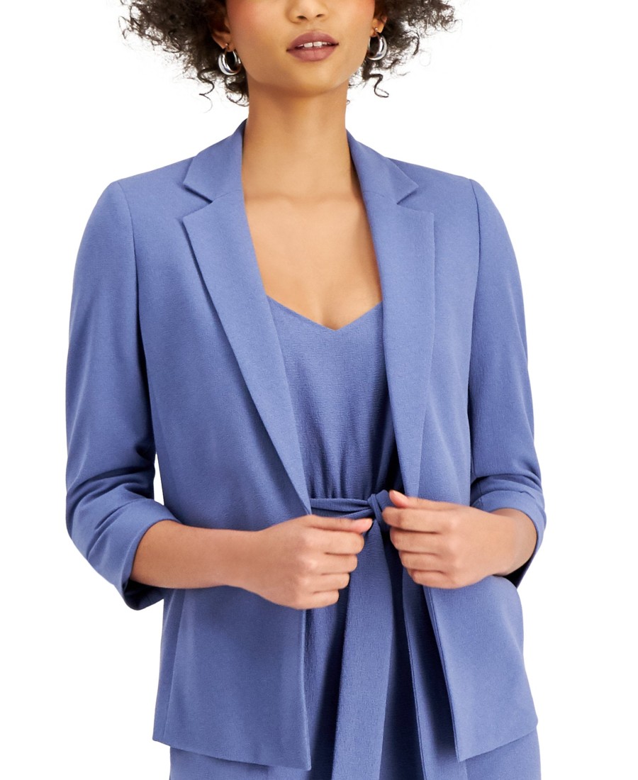 Women'S Bar III | Open-Front Blazer Blue Shadow