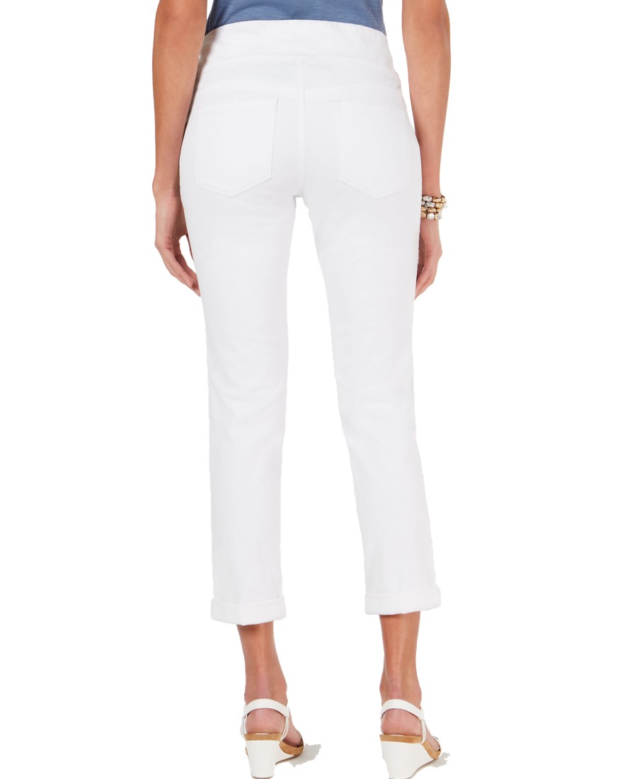 Women'S Style & Co | Pull On Boyfriend Jeans Bright White