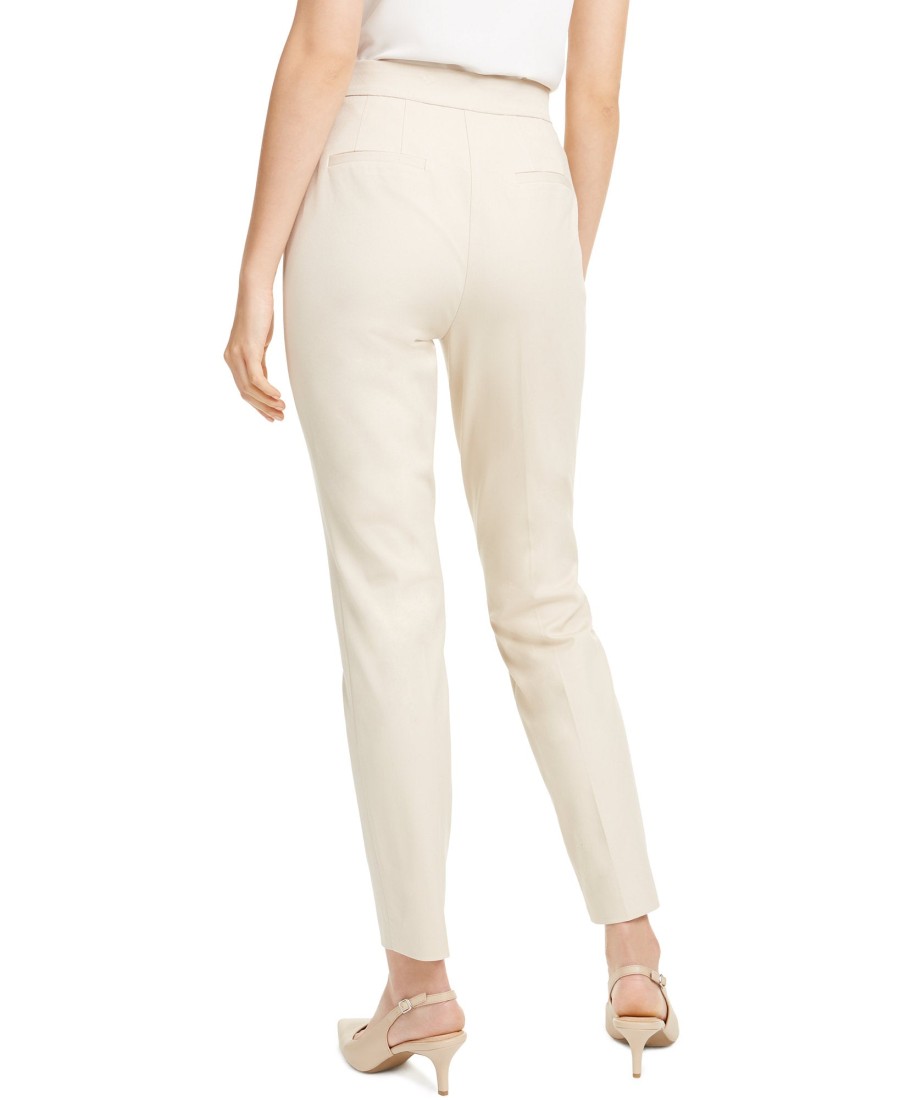 Women'S Alfani | High-Waist Skinny Pants Polished Beige