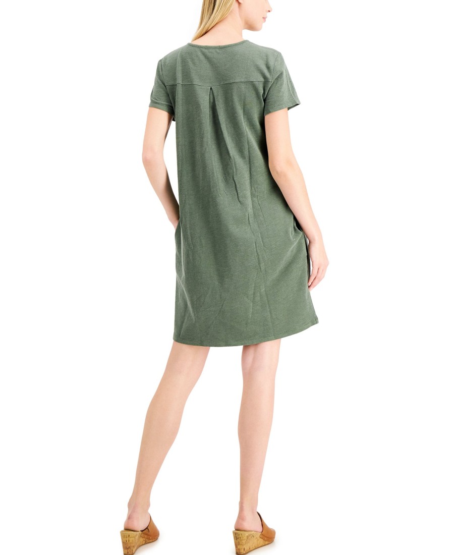 Women'S Style & Co | One-Pocket T-Shirt Dress