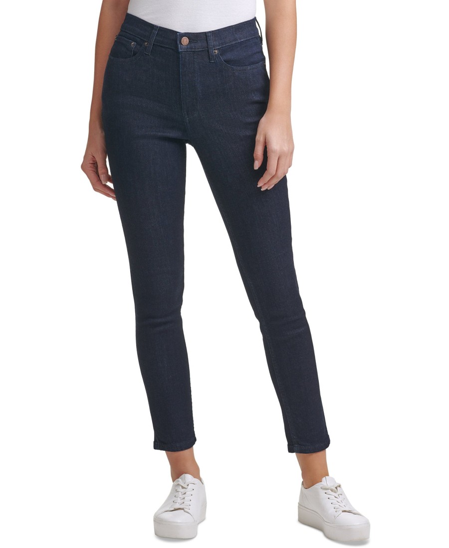 Women'S Calvin Klein Jeans | High-Rise Ankle Jeans