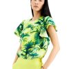 Women'S INC International Concepts | Tropical-Print Ruffle Top Rio Palms