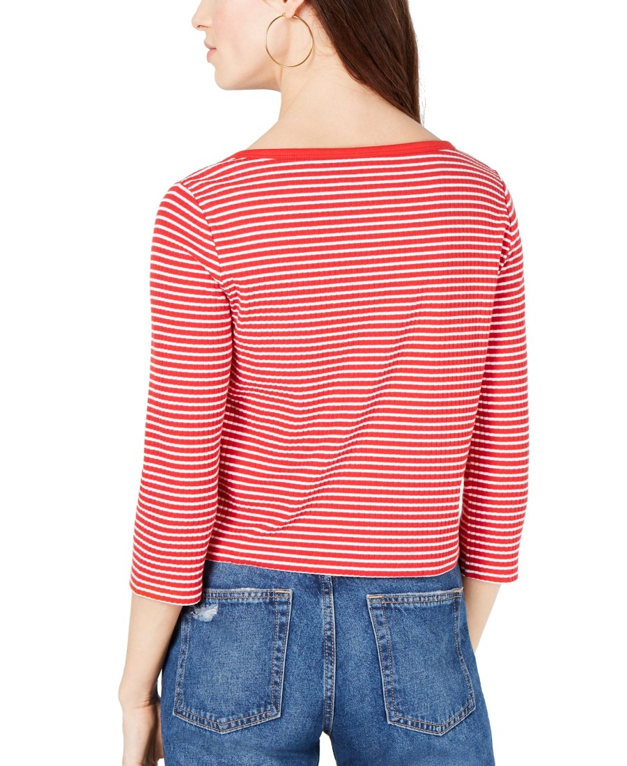 Juniors' Juicy Couture | Juniors' Striped Boat-Neck Top Sailor Stripe