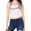 Juniors' Freeze | Juniors' Halter-Neck Star Tank Top White