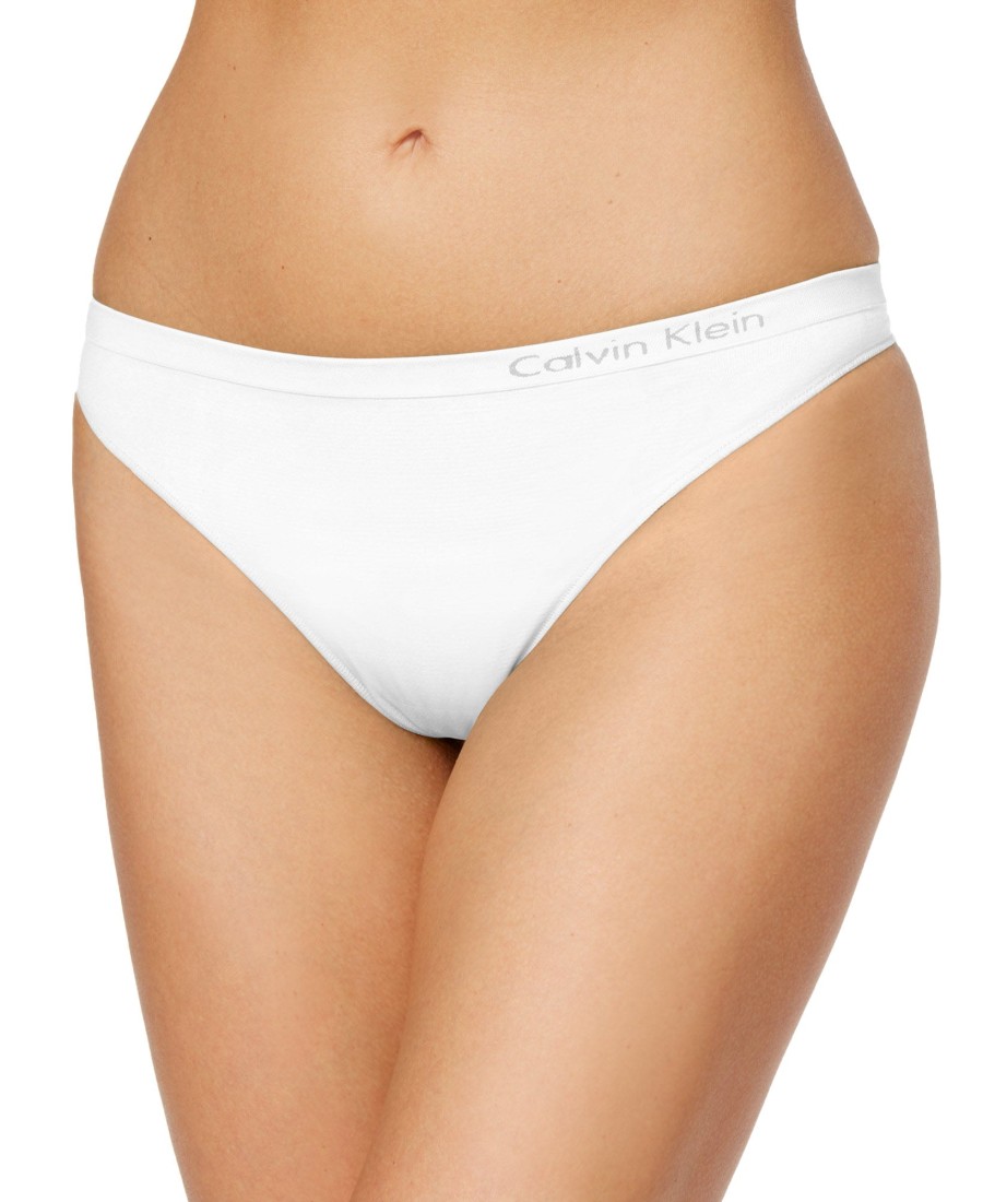 Women'S Calvin Klein | Pure Seamless Thong Underwear Qd3544