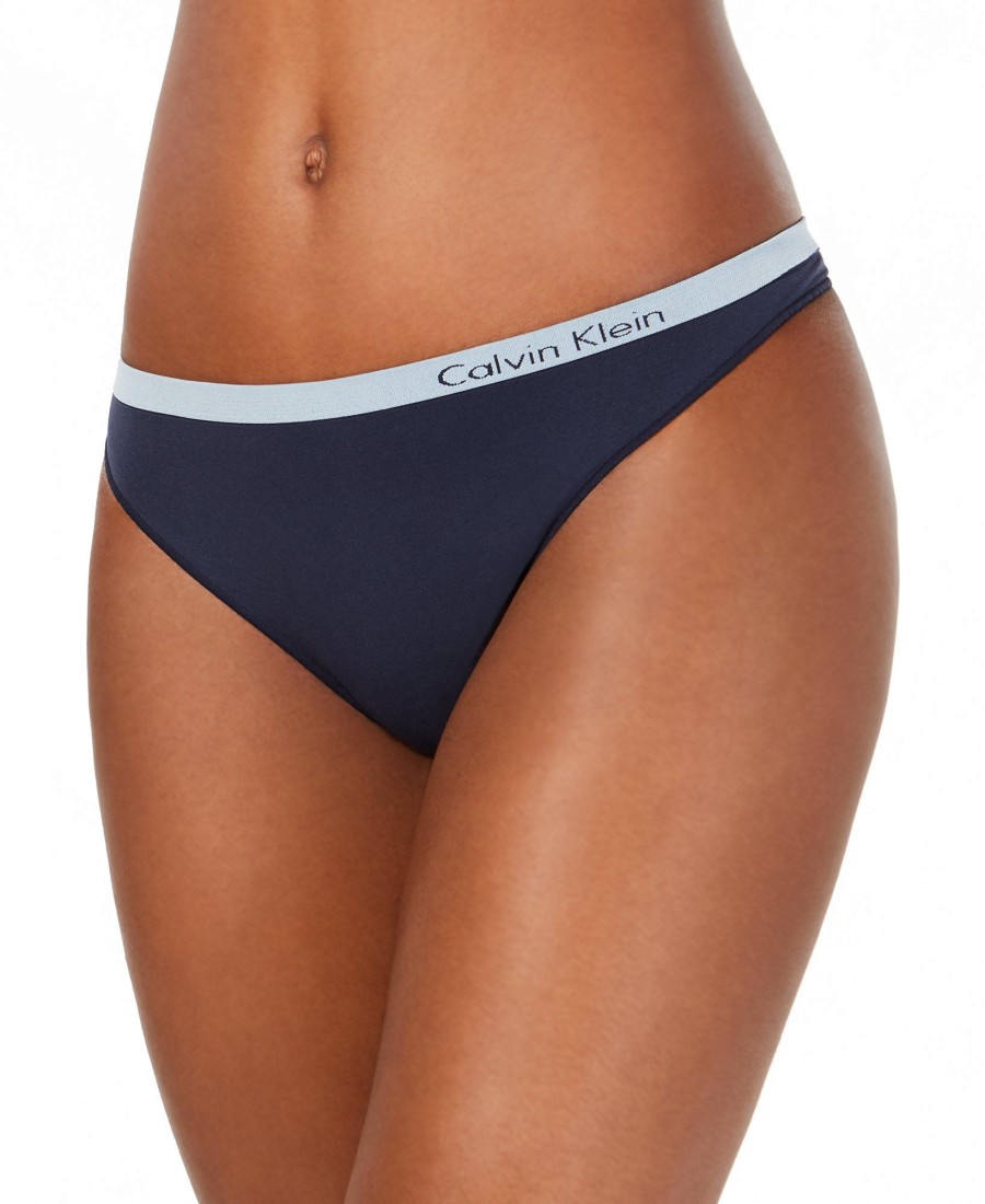 Women'S Calvin Klein | Pure Seamless Thong Underwear Qd3544