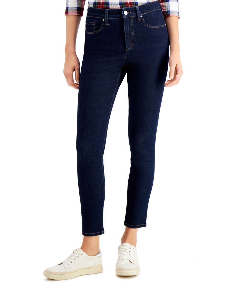 Women'S Charter Club | Tummy-Control High-Rise Skinny Jeans