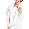 Women'S INC International Concepts | Cropped Sherpa Puff-Sleeve Jacket Washed White