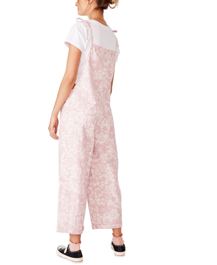 Women'S COTTON ON | Clelia Pinafore Jumpsuit Magnolia Orchid