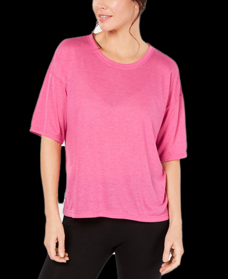 Women'S Calvin Klein Performance | Split-Back T-Shirt Peony