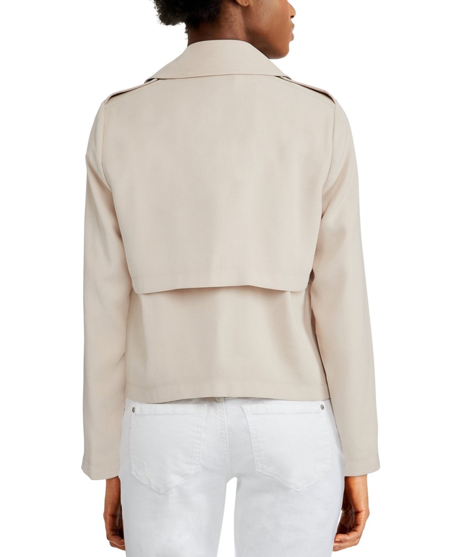 Women'S Bar III | Open-Front Trench Jacket British Beige