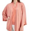 Women'S Alfani | Shimmer Colorblock Cardigan Sunrise Coral