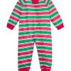 Babies & Infants Family Pajamas | Matching Infant Crushed It Stripe Footed Pajamas Holiday Stripes