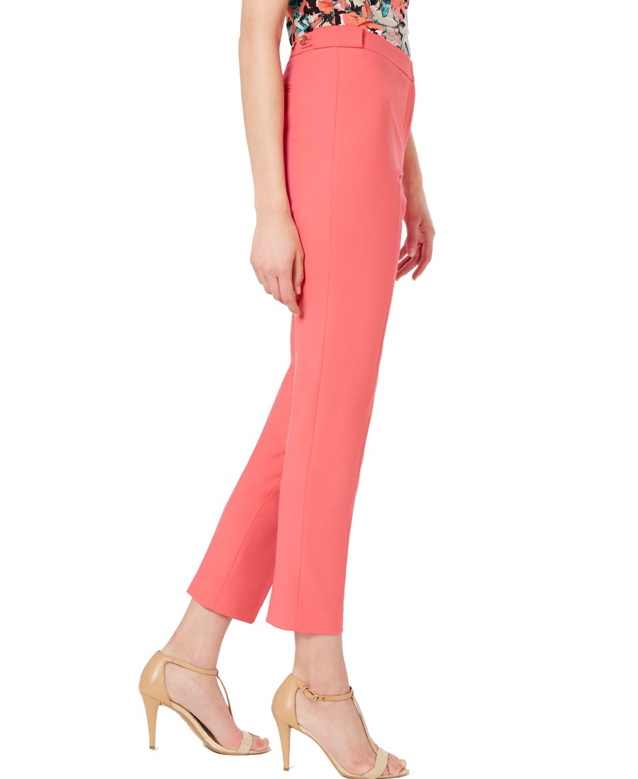 Women'S Calvin Klein | Skinny Highline Pants Coral