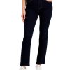 Women'S Charter Club | Petite Lexington Straight-Leg Jeans Raw Indigo Wash