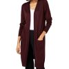 Juniors' Alfani | Midi Pocket Cardigan New Wine