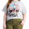 Women'S Love Tribe | Plus Trendy Nasa Launch T-Shirt Athletic Heather