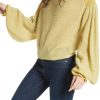 Women'S Free People | Elderflower Sweater Chartreuse