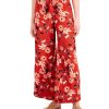 Women'S Style & Co | Printed Smocked-Waist Wide-Leg Pants Moroccan Spice