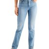 Women'S Style & Co | High Rise Natural Straight-Leg Jeans Georgia Sky