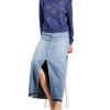 Women'S INC International Concepts | Ruffled Star Sweatshirt Heather Midnight