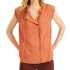 Women'S Alfani | Tie-Neck Top Cedar Chest