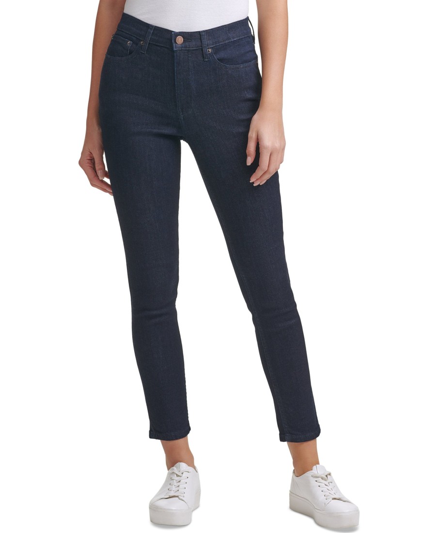 Women'S Calvin Klein Jeans | High-Rise Ankle Jeans