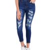 Juniors' Gogo Jeans | Juniors' Rip & Repair Skinny Jeans Dark