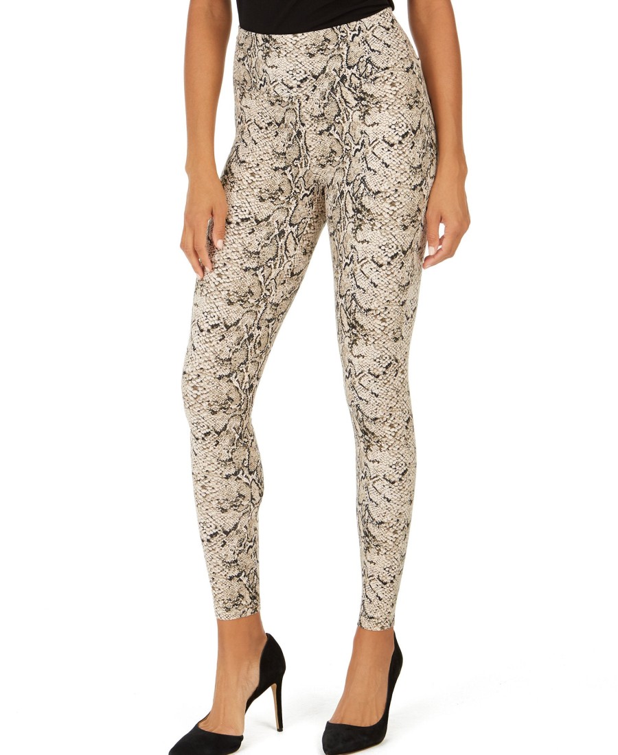 Women'S INC International Concepts | Shaping Knit Full-Length Leggings Snakeskin