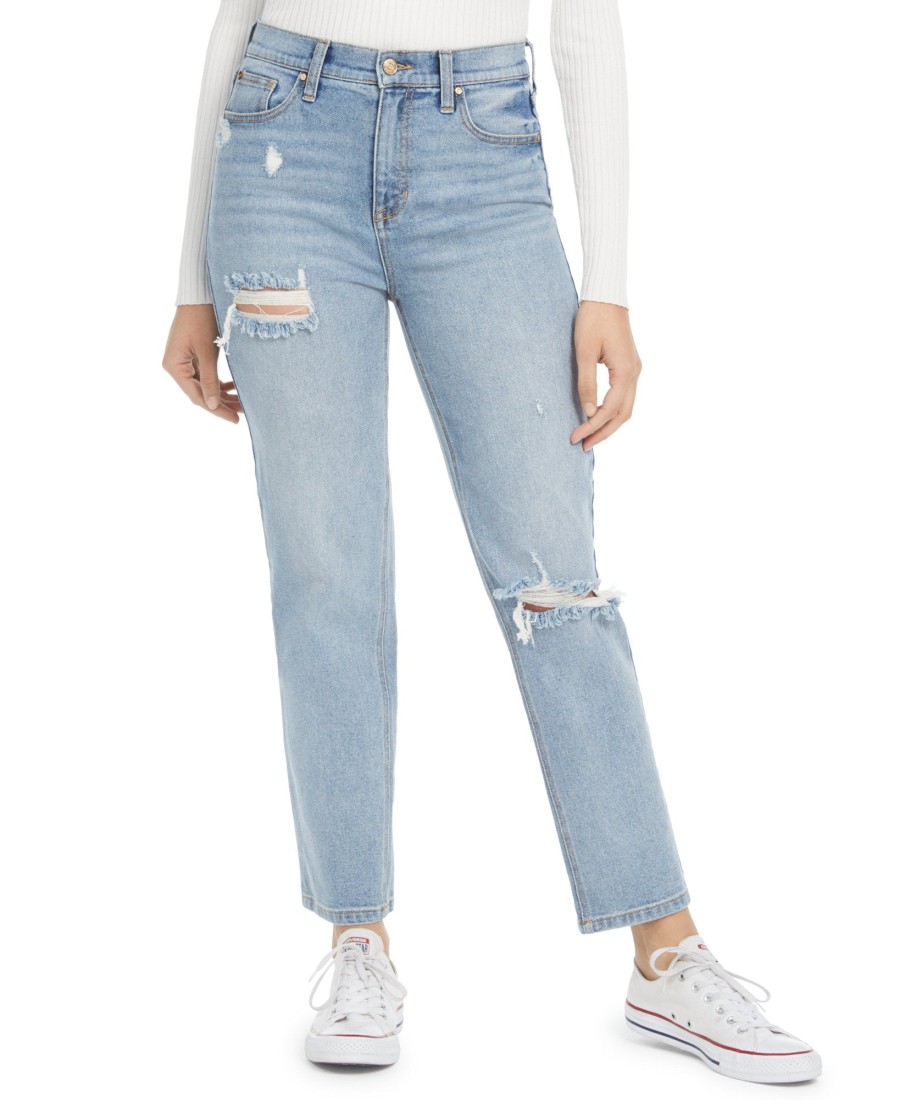 Juniors' Celebrity Pink | Juniors' Slim Straight Cropped Jeans Riverfront