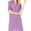 Juniors' Alfani | Roll-Tab Tunic Shirt