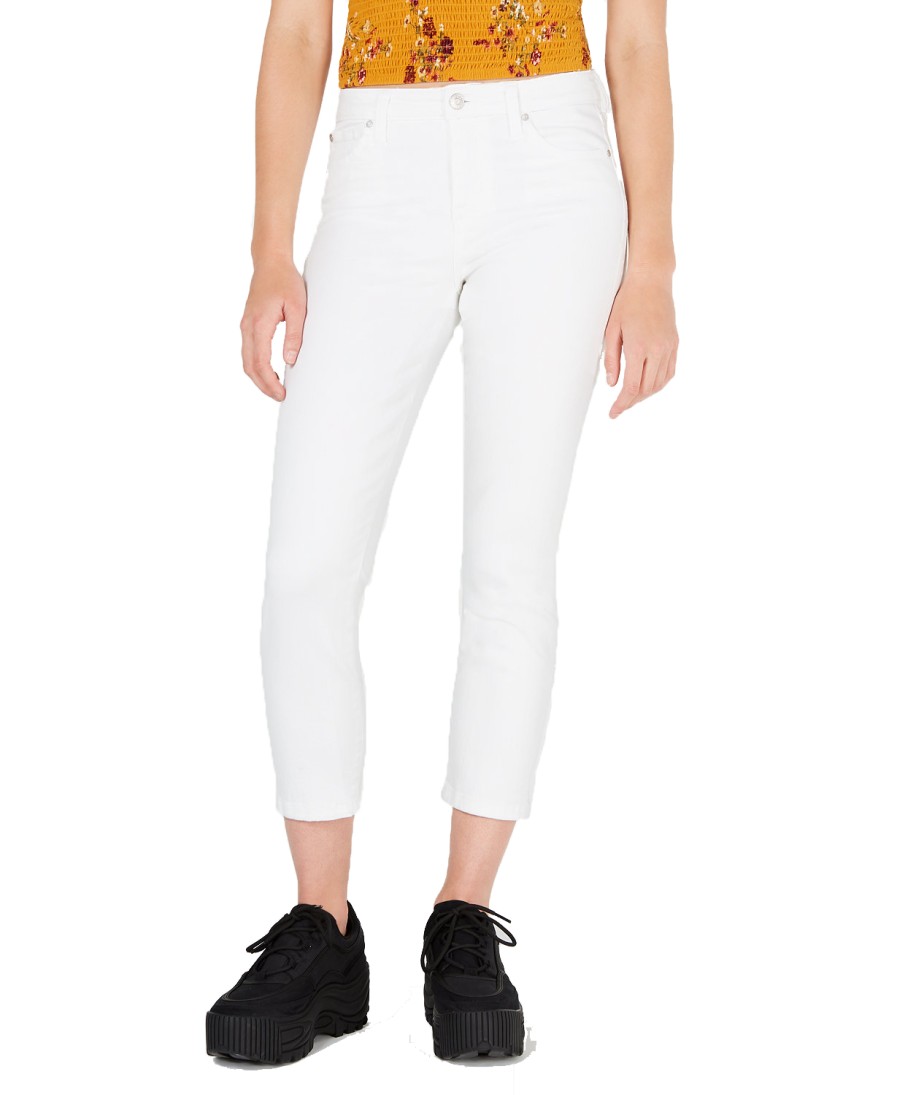 Juniors' Celebrity Pink | Juniors' Cropped Skinny Jeans Optic White