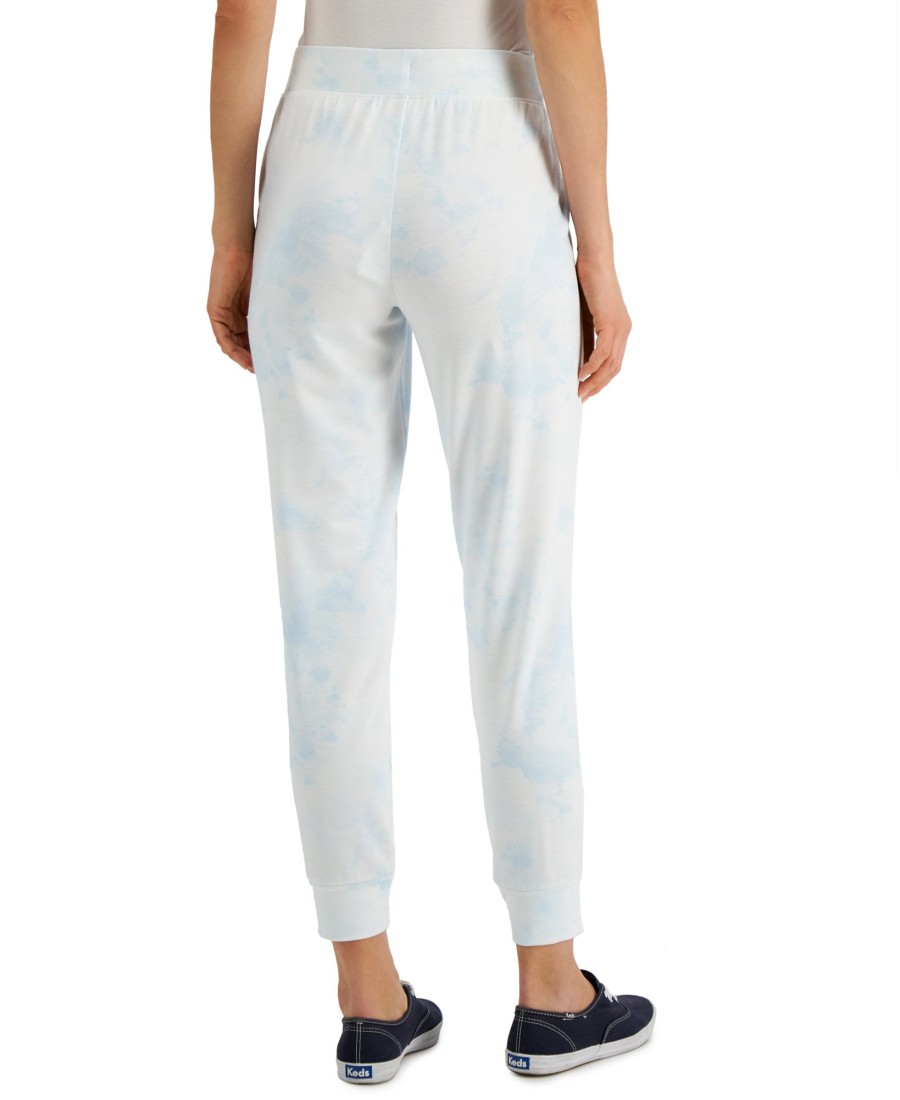 Women'S Style & Co | Cloudy Tie-Dye Jogger Pants Blue Dye