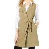 Women'S Nine West | Notch-Collar Tie-Waist Vest Cyprus