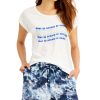 Women'S Style & Co | Graphic T-Shirt Change Blue