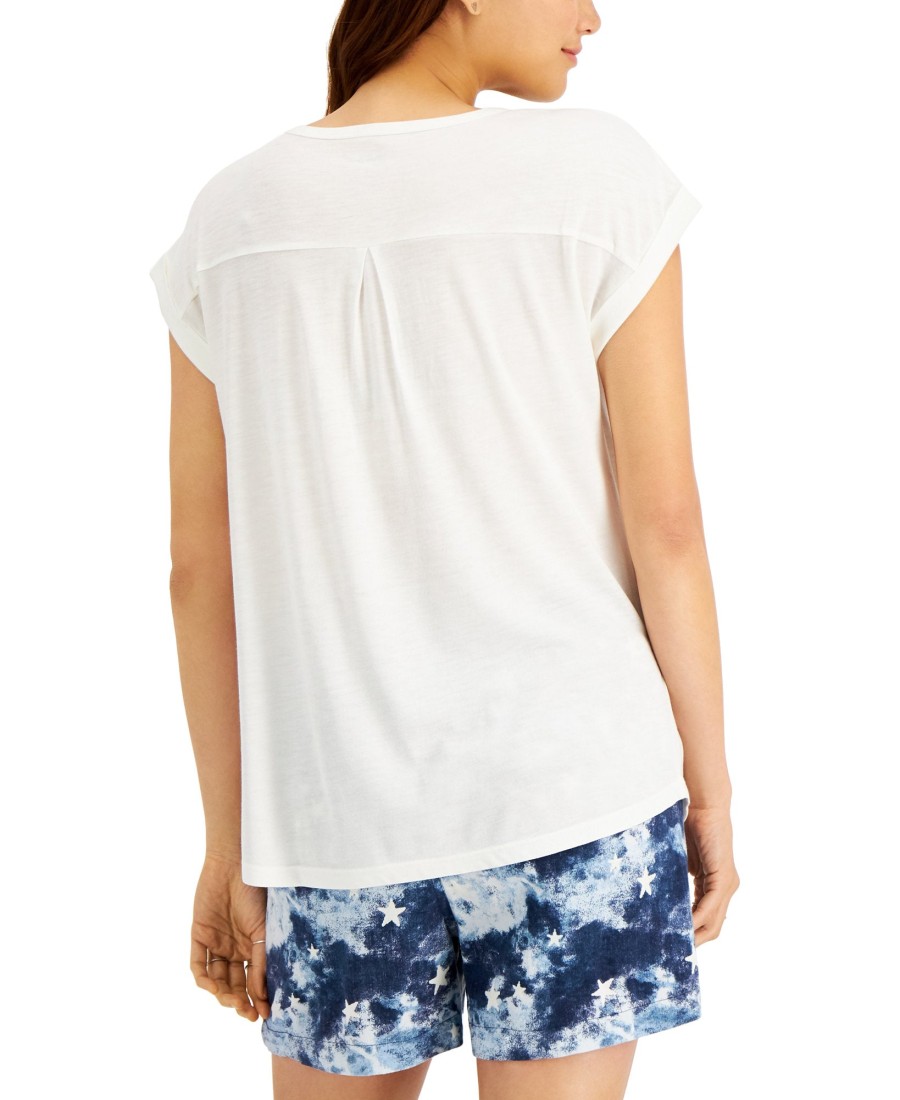 Women'S Style & Co | Graphic T-Shirt Change Blue