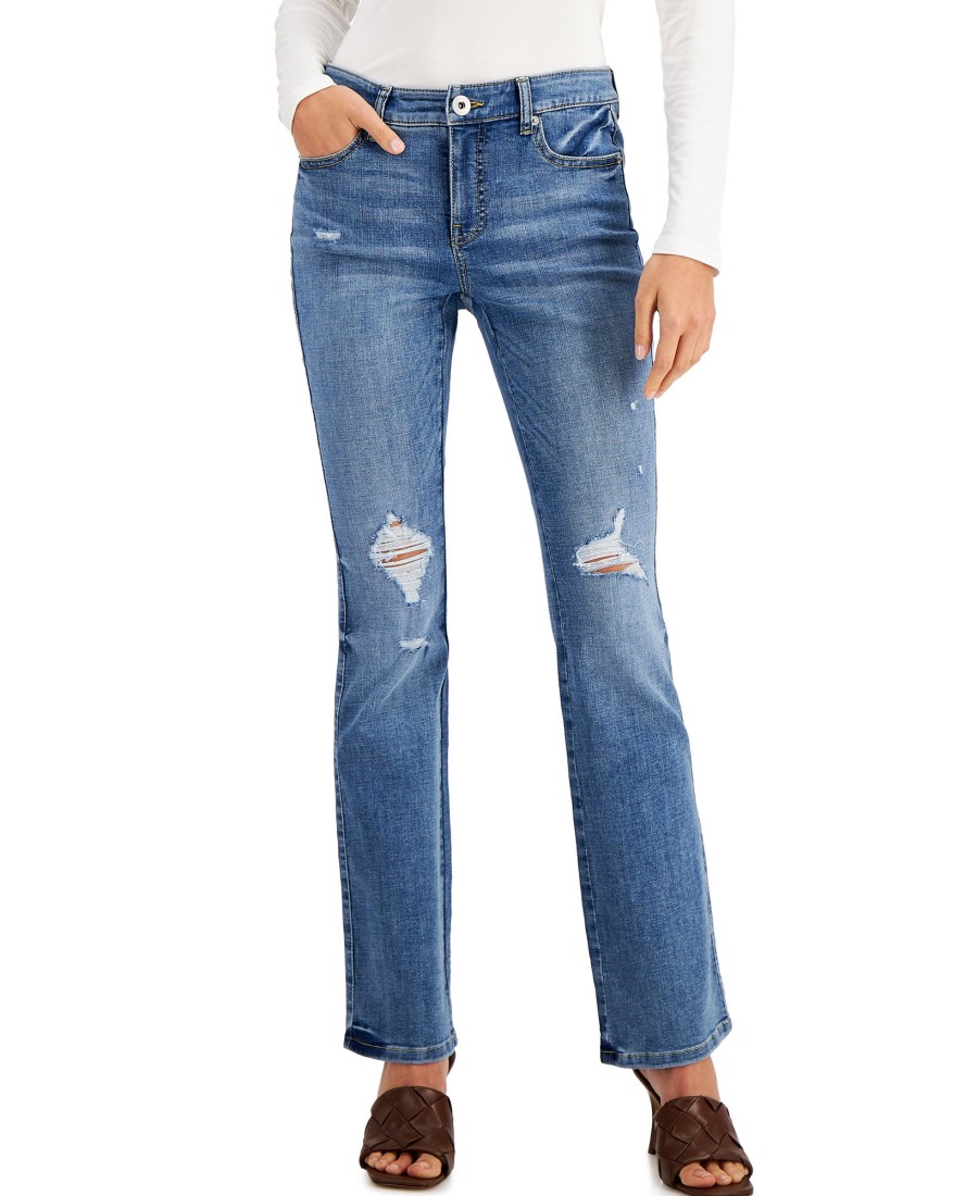 Women'S INC International Concepts | Mid Rise Bootcut Jeans Tessa Wash