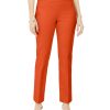 Women'S JM Collection | Studded Pull-On Tummy Control Pants True Pumpkin