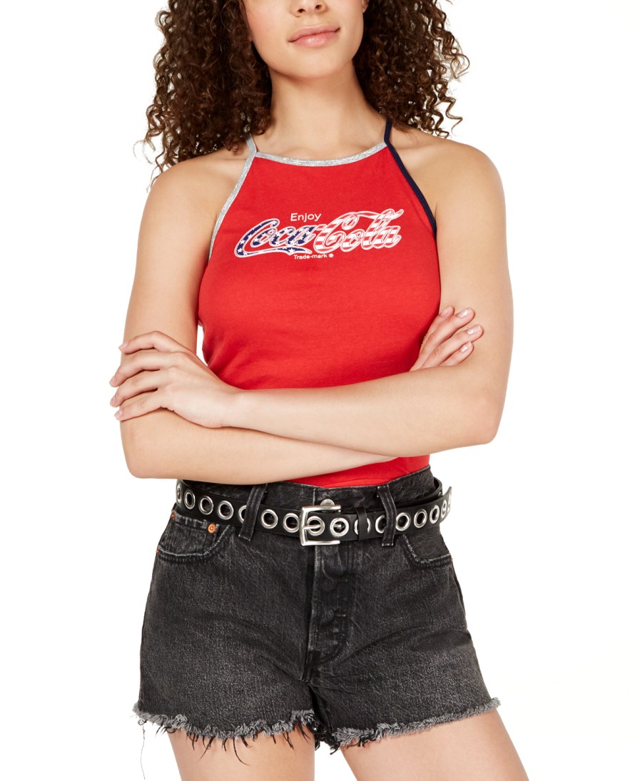 Juniors' Freeze 24-7 | Juniors' Coca-Cola Tank Top Red Combo