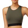 Women'S DKNY | Litewear Seamless Ribbed Crop Top Bralette Dk4023