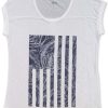 Women'S Style & Co | Graphic T-Shirt Tropical Flag