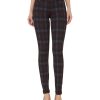 Women'S Numero | Plaid Mid-Rise Skinny Jeans Mulberry