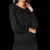 Juniors' Alfani | Bishop Sleeve Sweater Deep Black