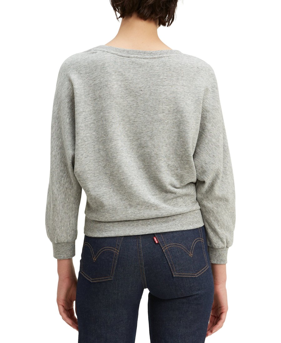 Women'S Levi's | Natalie Crewneck Sweatshirt Heather Grey