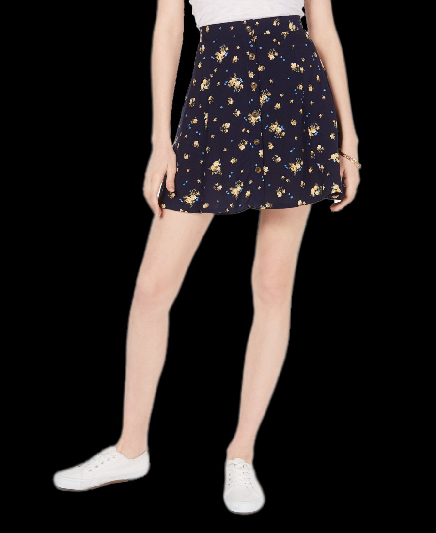 Juniors' Ultra Flirt | Juniors' Floral-Print Mini Skirt Ditsy Dream